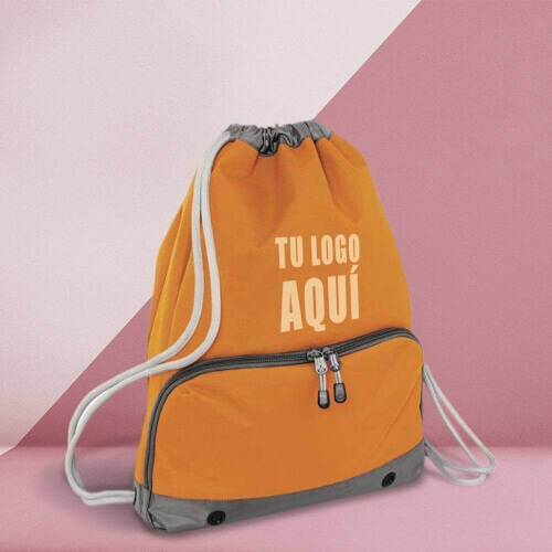 mochila de drill publicitaria